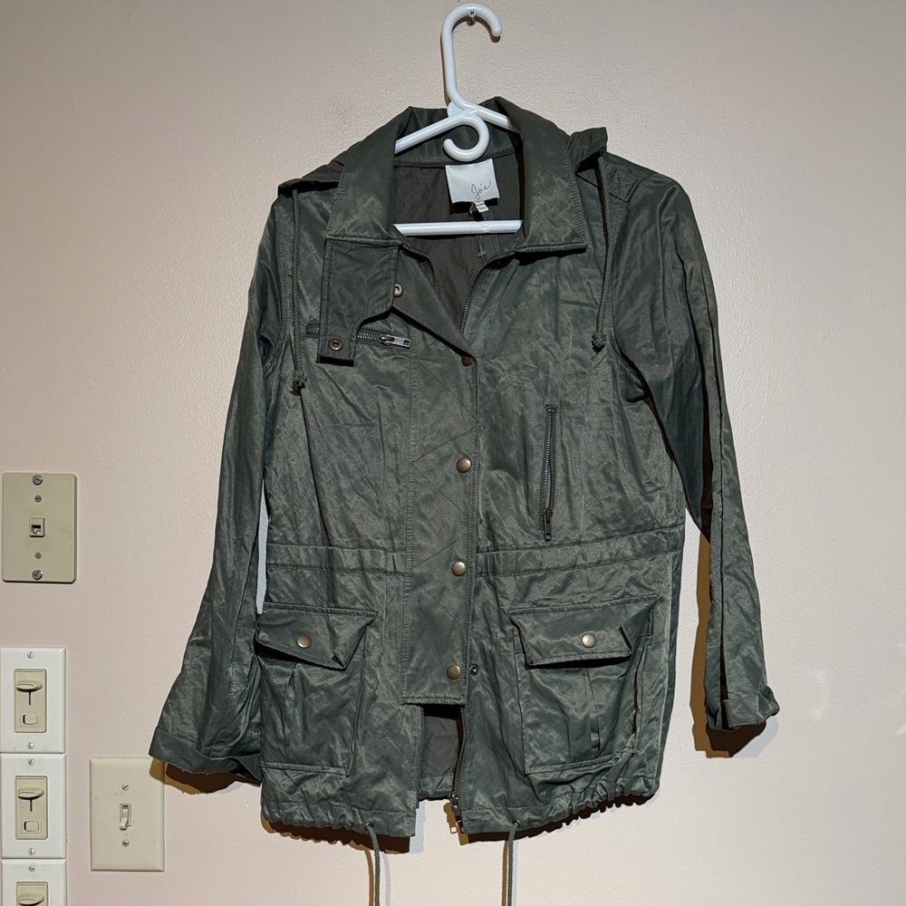 Joie Olive Utility Jacket